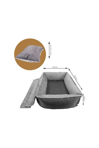 Lepus Winter Bed Kedi ve Köpek Yatağı Large 67 x 82 x 23 CM