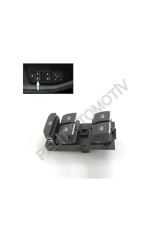 Taigo Sol Dörtlü Cam Açma Düğmesi 5g0959857e Wzu