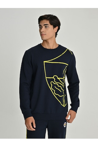 Fenerium Erkek Trıbun All Over Baskı Sweat Fb Laci Yeni