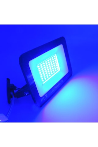 Mavi Renkli Led Projektör 50 Watt Yüksek Lümen