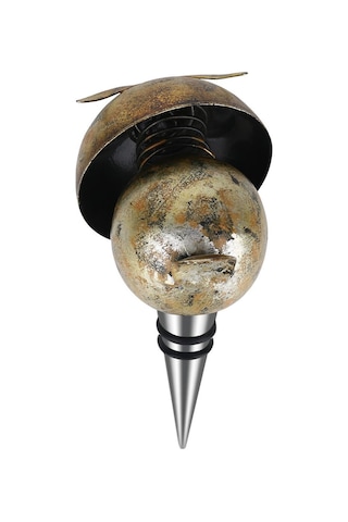 Jms Tooarts Baykuş Tıpa Şarap Şişesi Tıpa Demir Malzeme Hava Geçirmez Mühür Dekoratif Şampanya