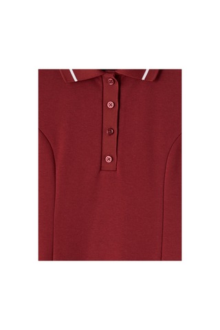 LC Waikiki Alıta Cıty Farkıyla Lcw Kids Bordo Düz Kız Çocuk Elbise Bordo - 928242437 Bordo
