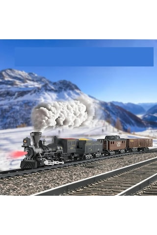 Buharlı Işıklı Ve Sesli Oyuncak Tren Buharlı Tren