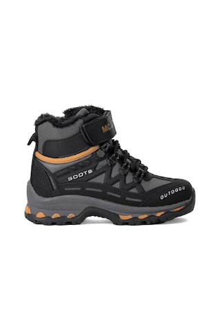 Mc Jamper 1831 Patik Erkek Çocuk Outdoor Bot Siyah - Füme
