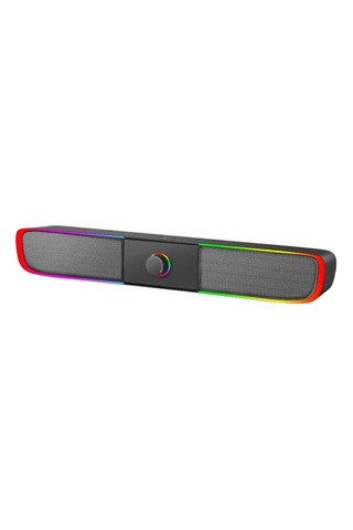 Mini Boyut Büyük Keyif Rgb Işıklı Usb Kablolu Hoparlör İç Mekanlar Ve Oyuncular İçin Etkileyici Ses