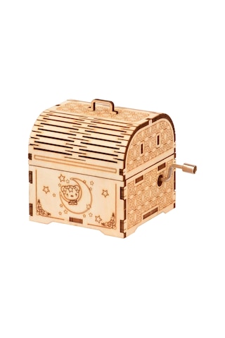 Dianziye Ahşap Dıy Müzik Kutusu - El İle Montaj Gerekiyor, Piller Gerektirmez, Zeka Geliştirici, Ev Dekorasyonu, 6 Yaş Ve Üzeri, Kedi Deseni