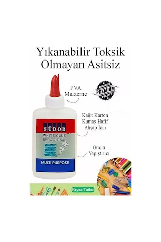 Beyaz Tutkal 100 Gr 1 Adet Südor Beyaz Mobilya Tutkalı 100 Gr Ahşap Tutkalı Su Bazlı Çok Amaçlı Beyaz Tutkal