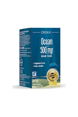 Ocean 500 MG Balık Yağı 60 Kapsül