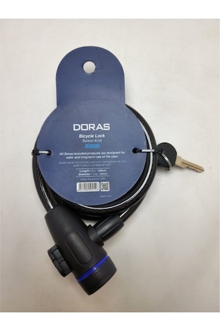 Doras Bisiklet Kilidi B3000 1 Antrasit Siyah