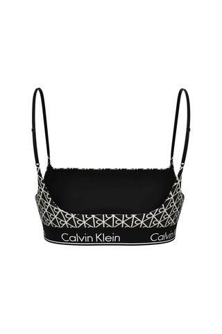 Calvin Klein Kadın Siyah-beyaz Bikini Üstü Lv00q61130 32n-15954