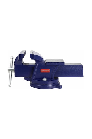 Workpro Wp233005 100 Mm Döner Tabanlı Örslü Tezgâh Mengenesi Profesyonel Döküm Mengene