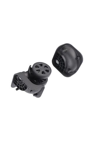 Geeroyoo Nylon Materyal Kapalı Valiz Tekerlekleri, Evrensel Yönlendirme, Sesiz, Dayanıklı, Kolay Kurulum, 2 Adet + 11 Vida A76