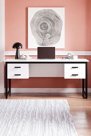 Ms2c Çalışma Masası,ofis Masası - 70x160 Cm - Beyaz - 4 Çekmeceli Ms2c - 4 Çekmeceli - Beyaz
