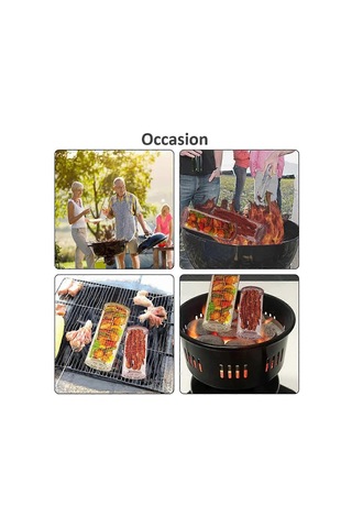 Açık Hava Izgarası İçin Tekerlekli Izgara Sepeti, Et Izgarası İçin Barbekü Tekerlekli Izgara Ağı Silindiri