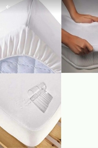 Özdilek Beyaz Micro Fitted Sıvı Geçirmez Alez