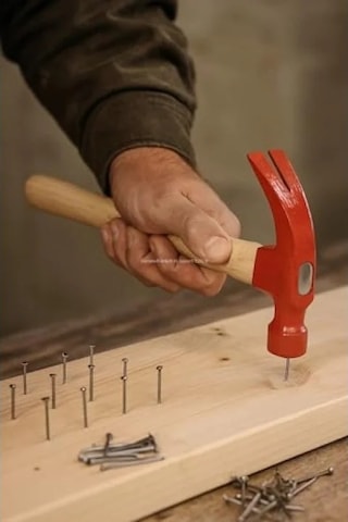 300 Gram Ağırlığında Ergonomik Ahşap Saplı Çatal Çekiç