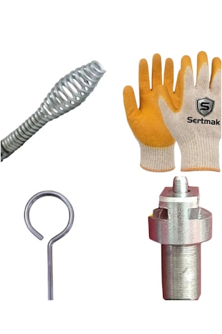 Sert Tıkanıklık Açma Matkap Bağlantı Seti Yaysız Set - Lavabo Ve Gider Açıcı Ekipmanlar Mandrenli Sistemleri Uygundur. 16 Mm Standart Uyumlu Sert Tıkanıklık Açma Matkap Bağlantı Seti Yaysız Set - Lavabo Ve Gider Açıcı Ekipmanlar Mandrenli Sistemleri Uygundur. 16 Mm Standart Uyumlu