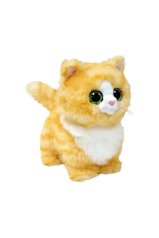 Ty Beanie Babies Melanie - Altın Renkli Kedi Peluş 20 Cm