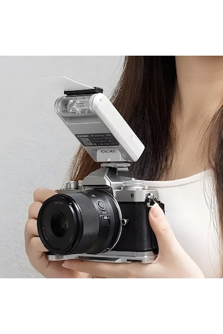 Yongnuo Yn6 Micro Bataryalı Universal Tepe Flaşı Gümüş