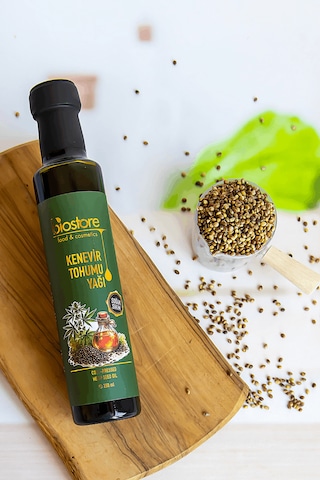 Biostore Soğuk Sıkım Kenevir Tohumu Yağı 250 Ml