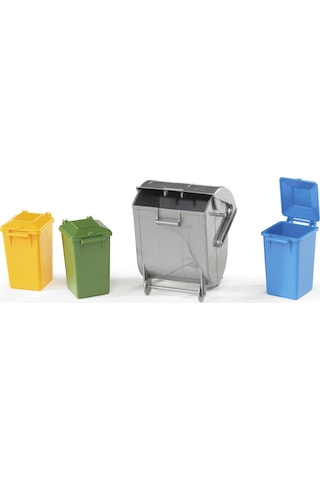 Bruder Çöp Konteyniri Seti 1 Büyük. 3 Küçük Br02607 Bruder Çöp Konteyniri Seti 1 Büyük. 3 Küçük Br02607