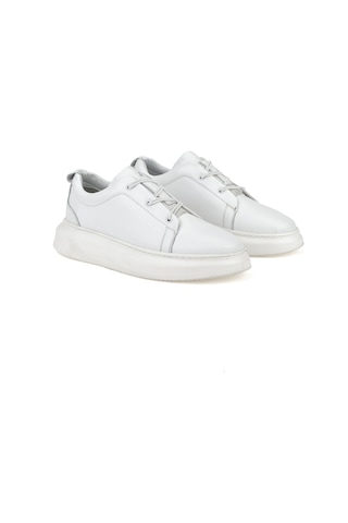 Ziya, Erkek Hakiki Deri Sneaker 151987z133 Beyaz 151987z133 500 Beyaz