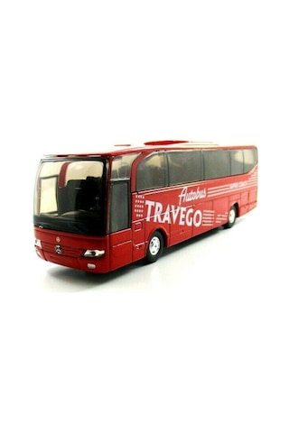 1 60 Ölçek Welly Mercedes Benz Travego Die-cast Metal Otobüs 2021.