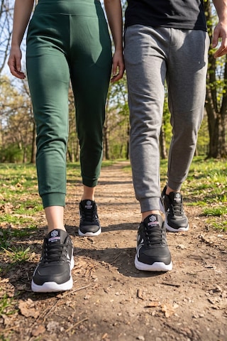X-step Bağcıklı Hafif Rahat Siyah-beyaz Unisex Yürüyüş Ve Spor Ayakkabı Sneaker 2032 G Siyah - Beyaz