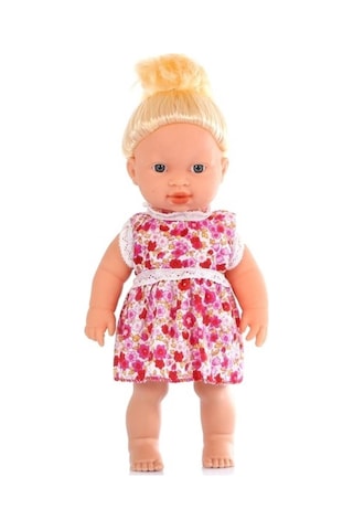 Konuşan 35 Cm Sarışın Nazlı Bebeğim Eğitici Oyuncak Et Bebek
