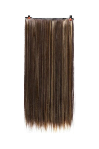 Mufunye Doğal Görünümlü 23.6 İnç Düz Saç Uzatma Klipsi, Kolay Bakım Ve Rahat Kullanım