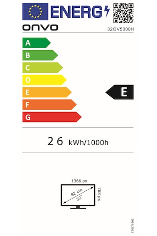 Onvo 32OV5000H 32" HD Ready LED TV