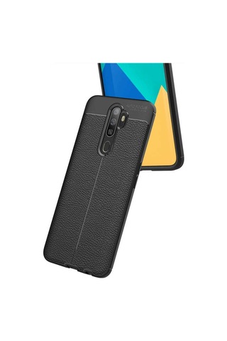 Oppo A9 2020 Kilif Deri Tarzi Niss Silikon Case 415770996