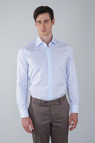 Bisse Klasik C Yaka Regular Fit Cepsiz Gömlek A.mavi Gmkls250054 33 Açik Mavi