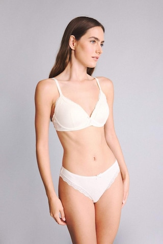 Defacto Micro Kaplı Dolgusuz Balensiz Bralet F6615ax26sper98 Ekru-er98