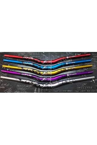 Lunje Alüminyum 31.8 780 Mm Riser Mtb Gidon Bisiklet Gidonu Silver Gümüş