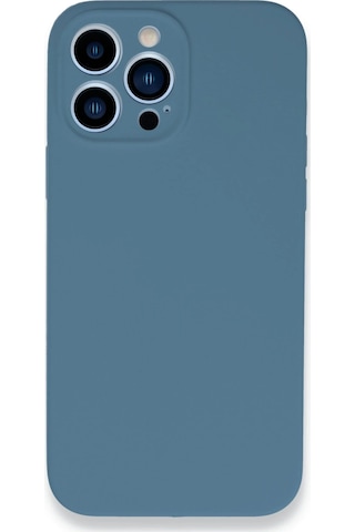 Gld-spt- Newface Apple Uyumlu iPhone 13 Pro Max Kılıf Lansman Legant Silikon - Açık Mavi