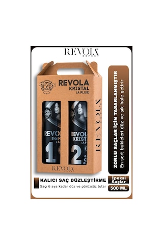 Revola Expert Kristal A Plus Saç Düzleştirici 2'li Set 2x500 Ml