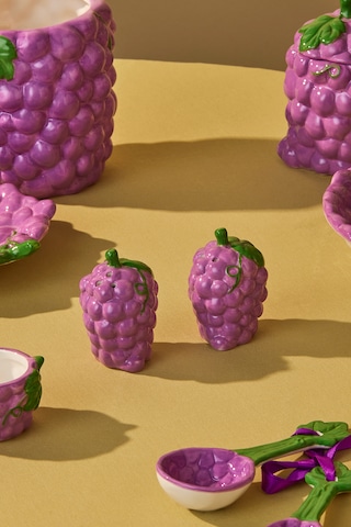 Karaca Grape Üzüm Desenlituzluk Biberlik 7 Cm Mor