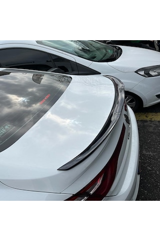 Renault Megane 4 Sedan - M4 Style 2012-2019 Piano Black Spoiler