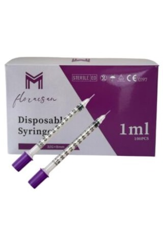 Micro Fine 1 Ml 32gx8mm Enjektör 100 Adet