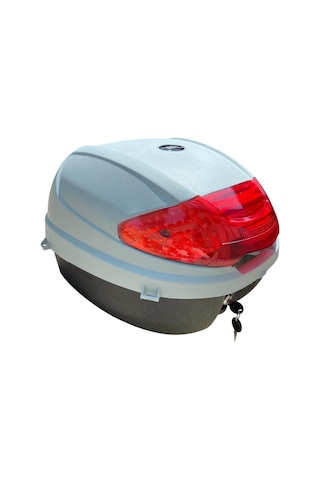 Tien 35 Litre Motosiklet Arka Çantası Sırt Dayamalı Gri