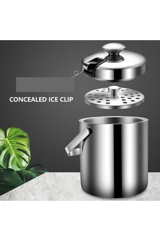 Fastbuy Paslanmaz Çelik 1.3l Filtreli İçecek Soğutucu, Kamp & Seyahat İçin Siyah