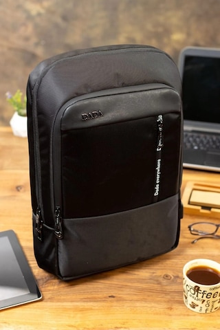 Dada 08 Laptop Tablet Sırt Çantası 15.6 İnç Sırt Ve Taban Destekli Siyah