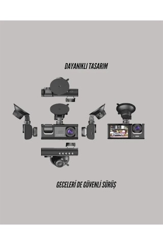 Ta-01 Lcd Ekranlı Gece Görüşlü Araç Kamerası 78971068