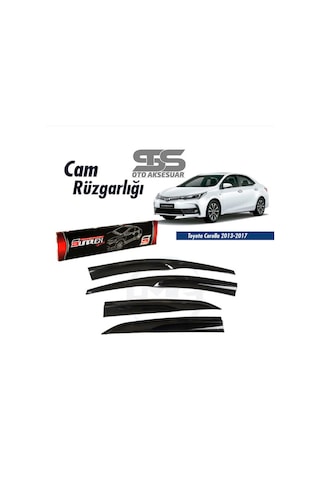 Cam Rüzgarlığı Toyota Corolla 2013-2017 Mügen Tip Piano Black