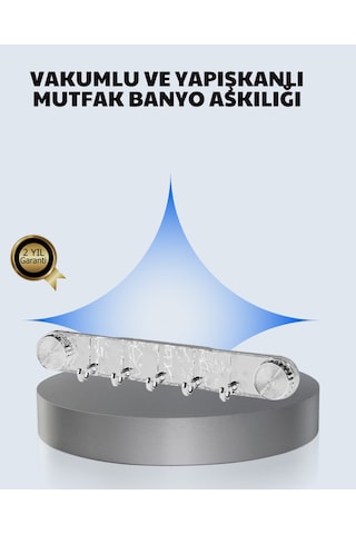 Aletsiz Montaj Vakumlu Yapışkanlı Askı Aparatı Çok Renkli
