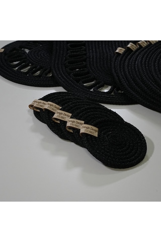Supla Zdh-152 Yuvarlak Zengin Set Runner Siyah