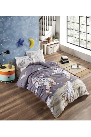 Newhome Ranforce Astronot Tek Kişilik Nevresim Takımı