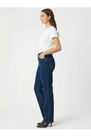 Sisley Streç Pamuklu Taş Yıkama Slim Fit Denim Pantolon Kadın Haki Yeşili Denim Pantolon - 325p4mcple046