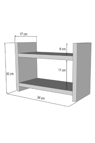Tezgah Üstü Baharatlık Rafı